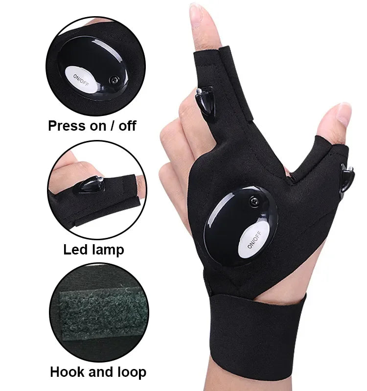 LED light gloves