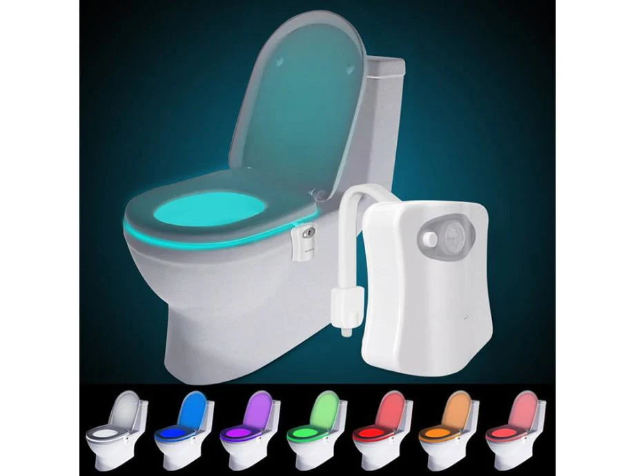Led sensor toilet light