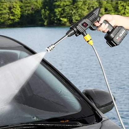 Portable cordless car washer