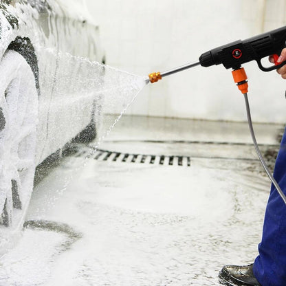 Portable cordless car washer