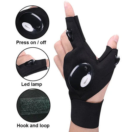 LED light gloves